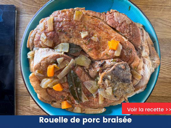 Rouelle de porc braisée